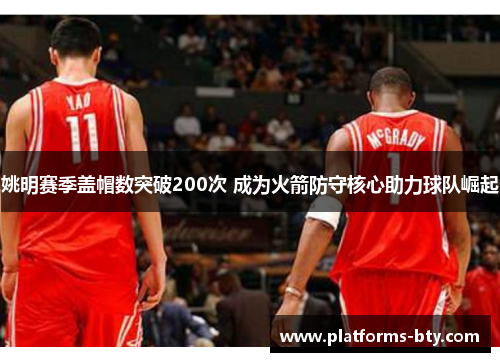 姚明赛季盖帽数突破200次 成为火箭防守核心助力球队崛起