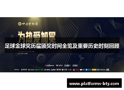 足球金球奖历届颁奖时间全览及重要历史时刻回顾 足球金球奖历届颁奖时间全览及重要历史时刻回顾